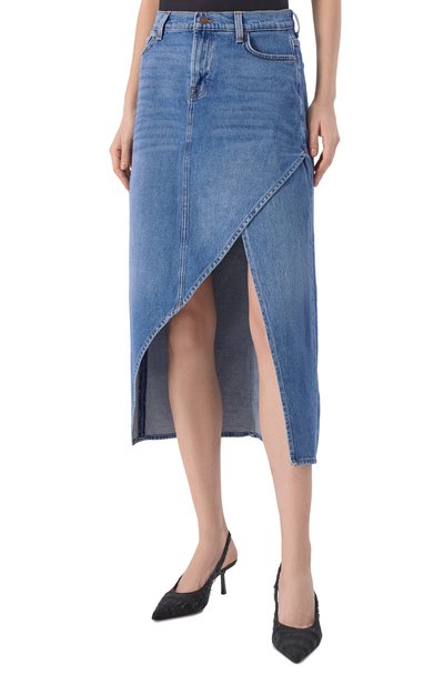 Джинсовая юбка 7 FOR ALL MANKIND, арт. 7U032C10WED, фото 3