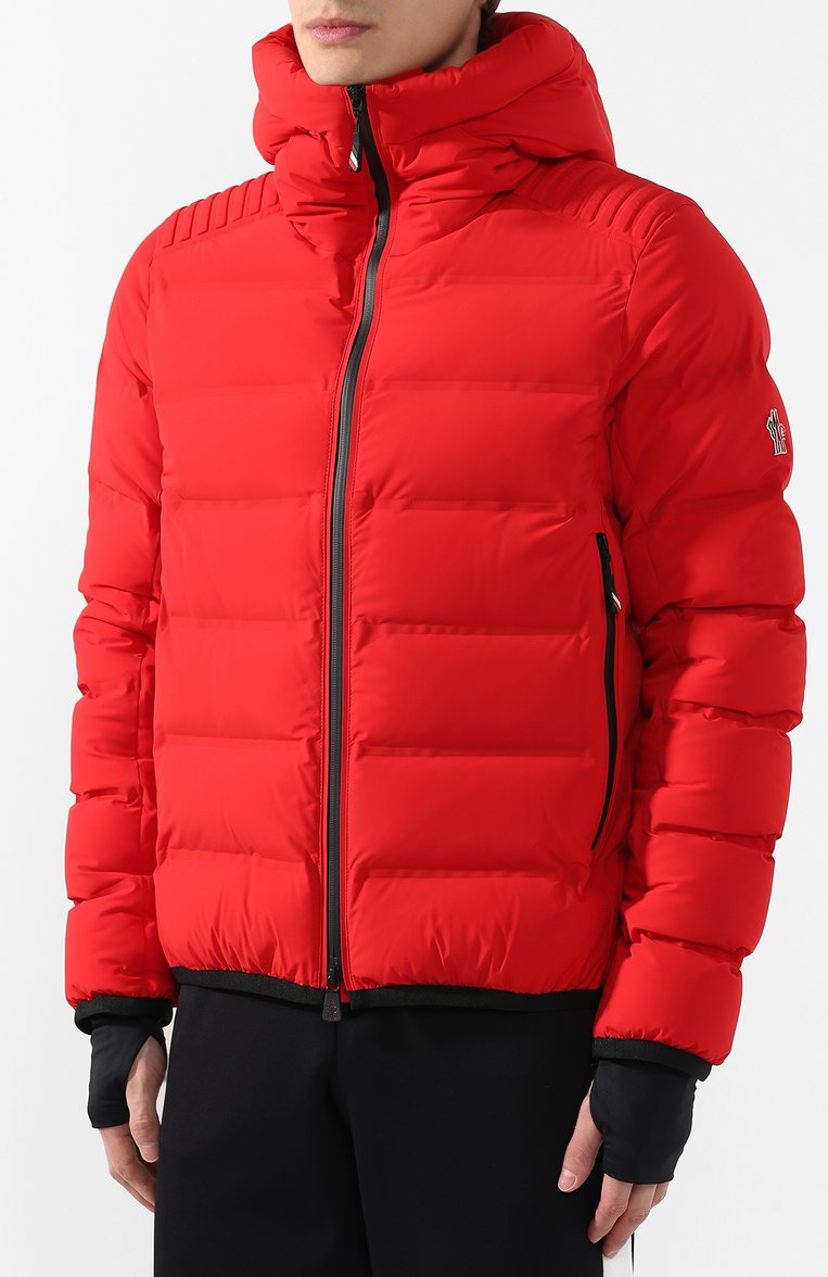 Мужская пуховик lagorai MONCLER GRENOBLE красного цвета, арт. D2-097-41917-35-5399D | Фото 3 (Длина (верхняя одежда): Короткие; Материал внешний: Синтетический материал; Материал подклада: Синтетический материал; Материал утеплителя: Пух и перо; Мужское Кросс-КТ: Пуховик-верхняя одежда, Верхняя одежда; Рукава: Длинные; Кросс-КТ: Пуховик, другое; Драгоценные камни: Проставлено; Ювелирные украшения: Назначено; Материал сплава: Проставлено; Стили: Кэжуэл)