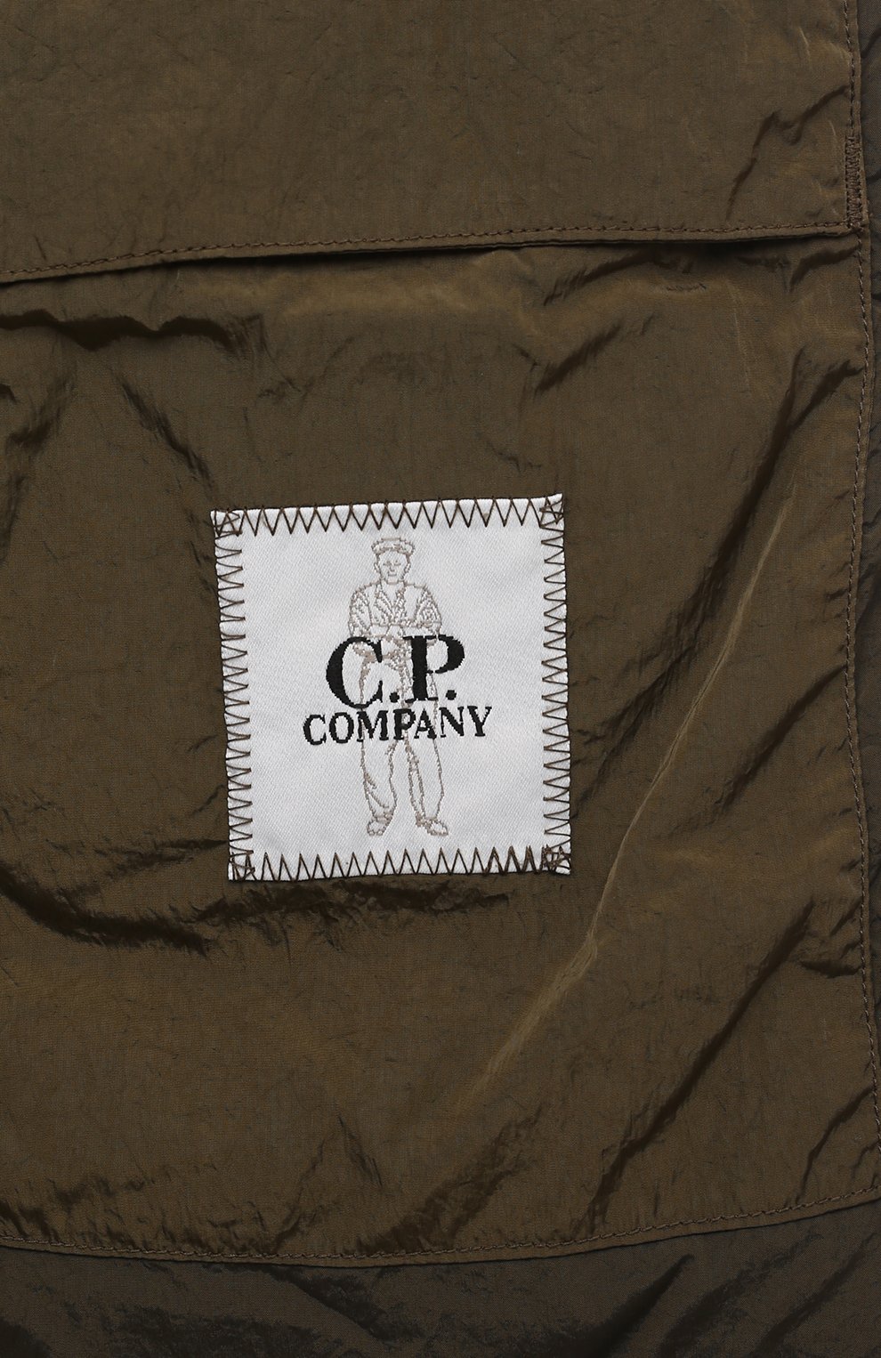 Пуховик C.P. COMPANY хаки цвета по цене 76950 руб., арт. 17CM0W016A005904G, фото 6 Пуховик C.P. COMPANY, арт. 17CM0W016A005904G, фото 6