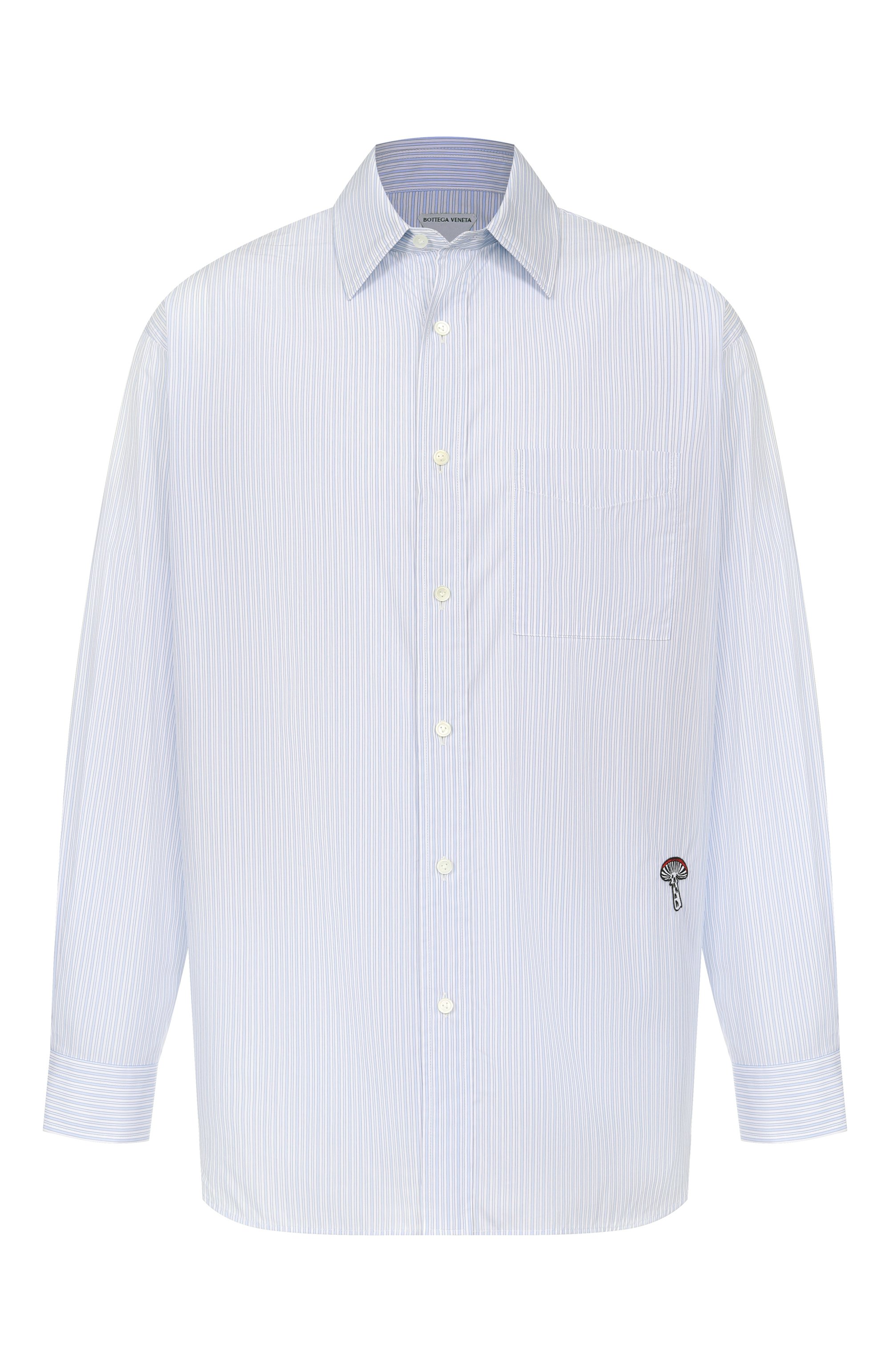 Хлопковая рубашка BOTTEGA VENETA, арт. 836029/V5PK0, фото 1