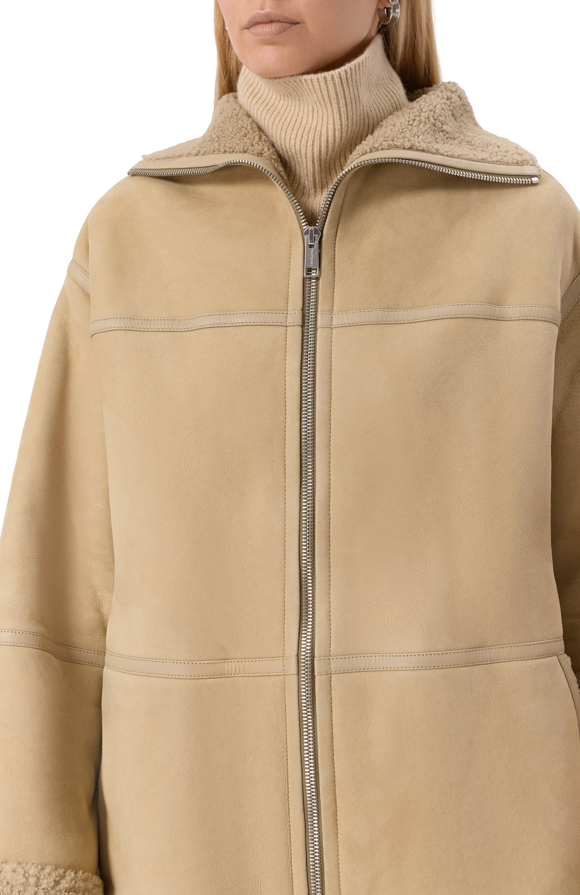 Дубленка из овчины YVES SALOMON, арт. 26WYM62275MSBV, фото 5