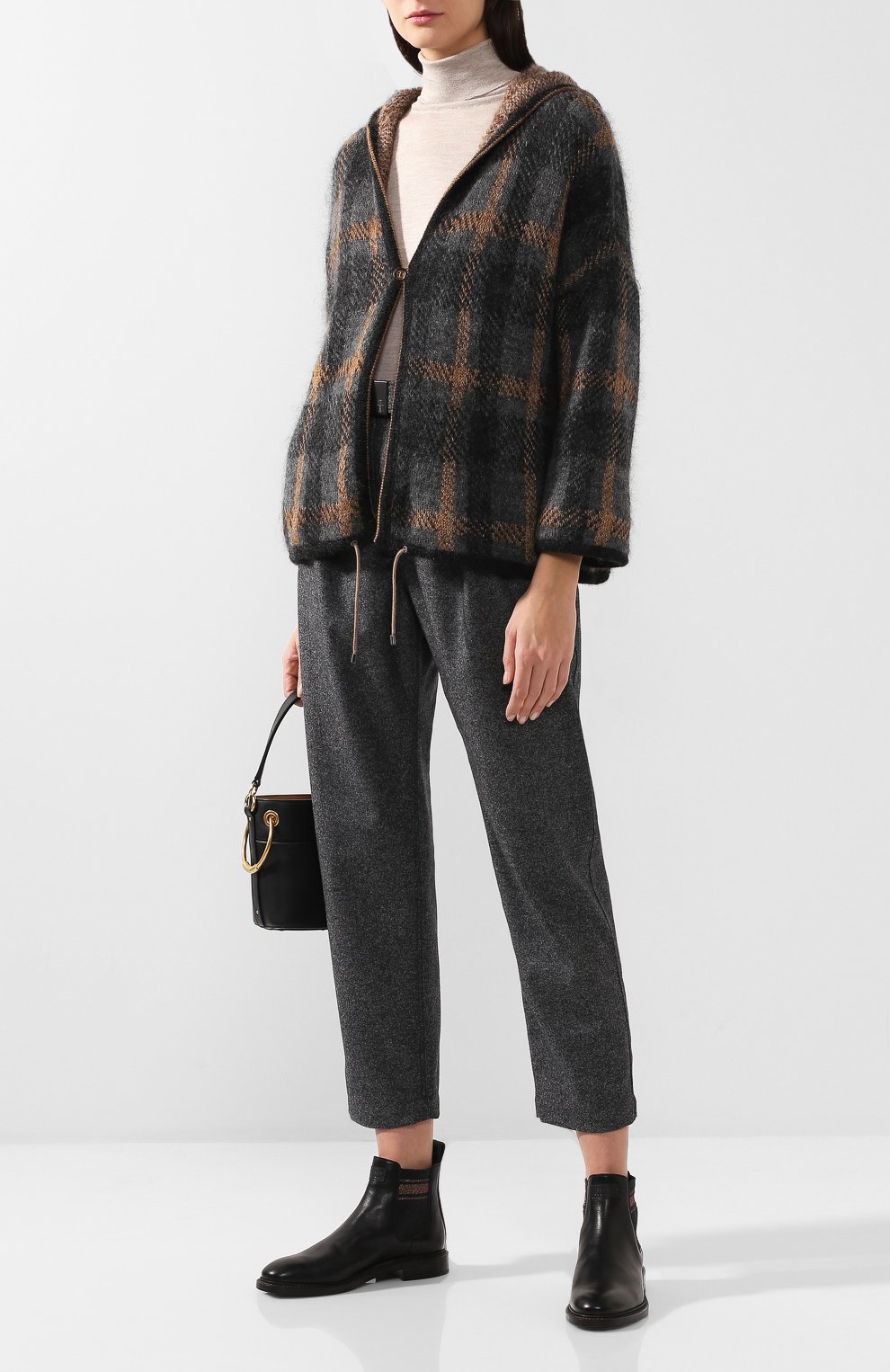 Двусторонний кардиган с капюшоном BRUNELLO CUCINELLI, арт. M3L343006, фото 2