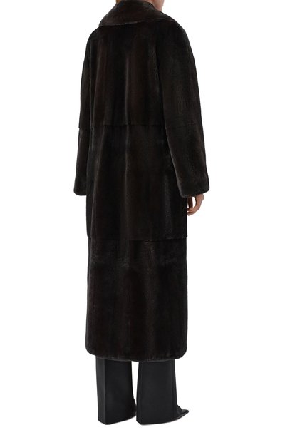 Шуба из норки MVST черного цвета по цене 2495000 руб., арт. M011/MINK BGL, фото 4 Шуба из норки MVST, арт. M011/MINK BGL, фото 4