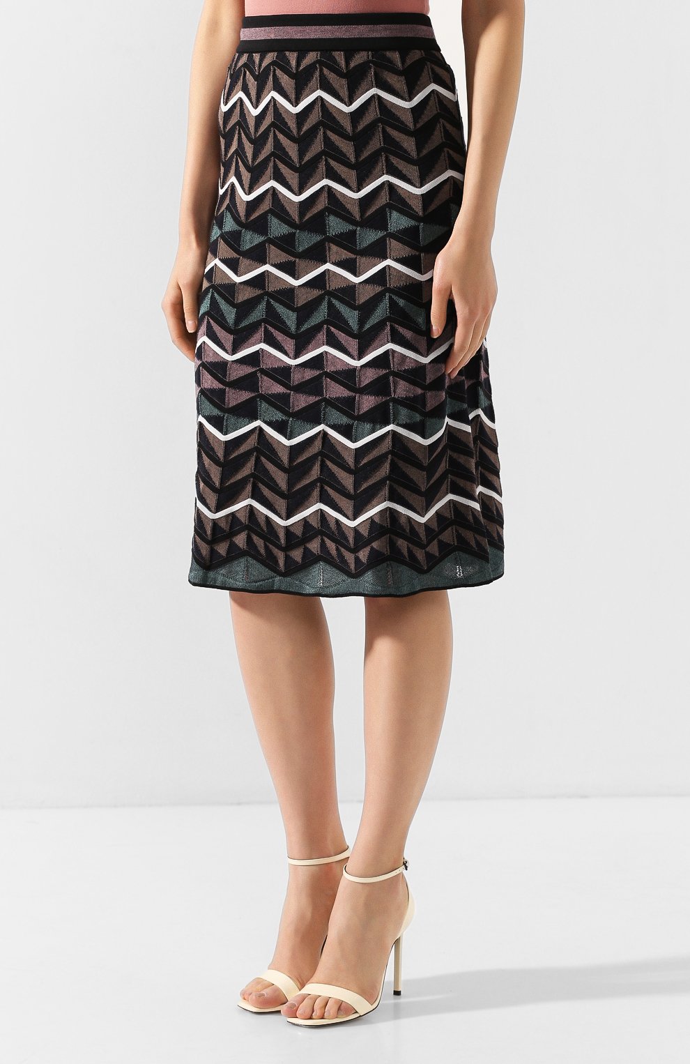 Юбка из смеси шерсти и хлопка M MISSONI разноцветного цвета по цене 42850 руб., арт. 2DH00060/2K001Z, фото 3 Юбка из смеси шерсти и хлопка M MISSONI, арт. 2DH00060/2K001Z, фото 3