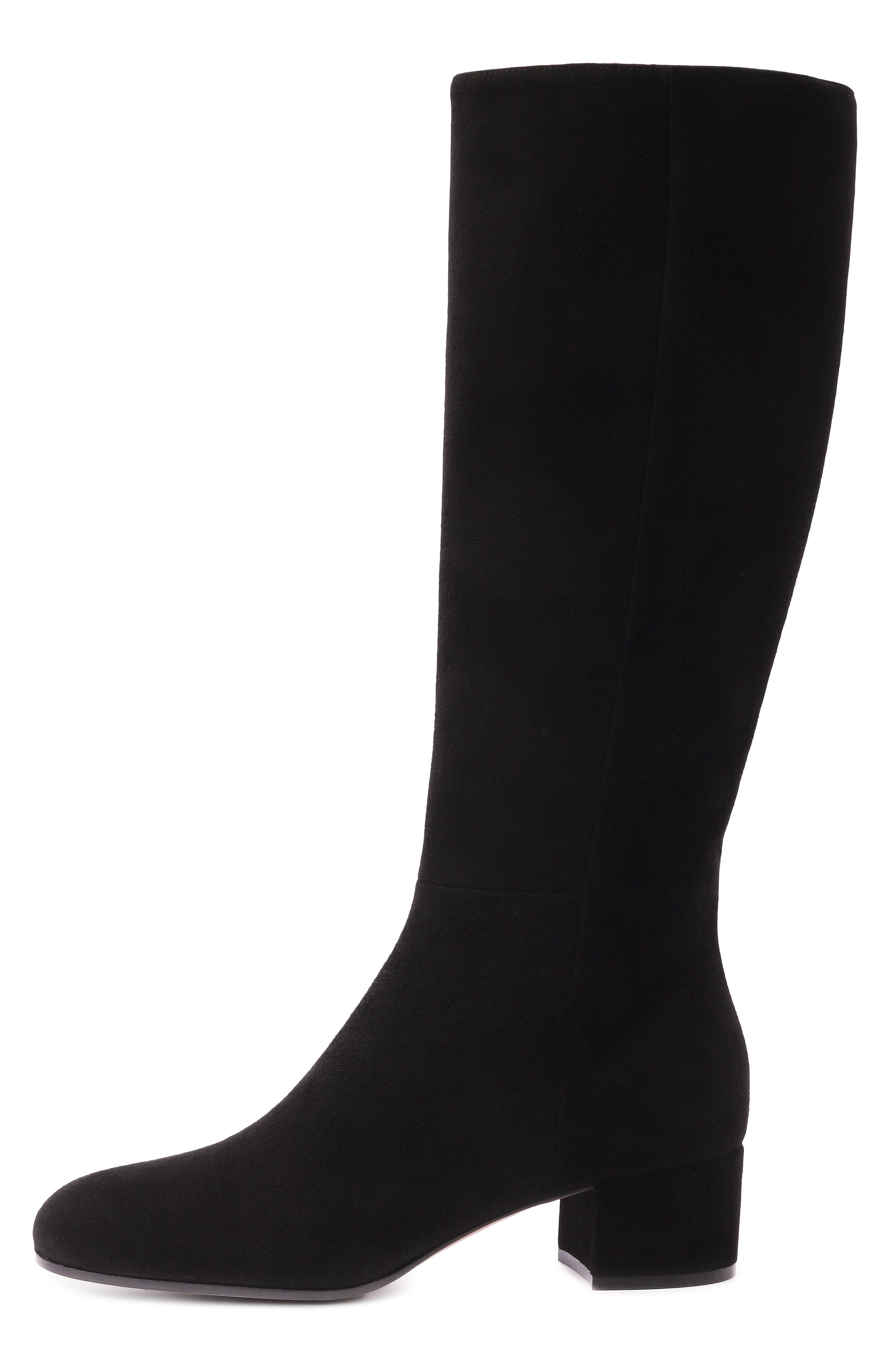 Замшевые сапоги joelle 45 GIANVITO ROSSI, арт. G80107.45RIC.C45NER0, фото 4