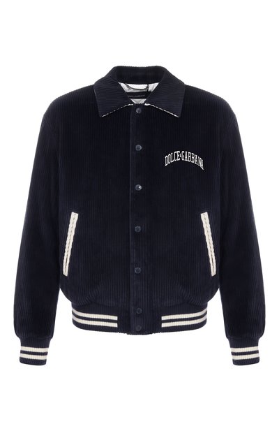Мужской вельветовый бомбер DOLCE & GABBANA, арт. G9BPXZ/FUVLI