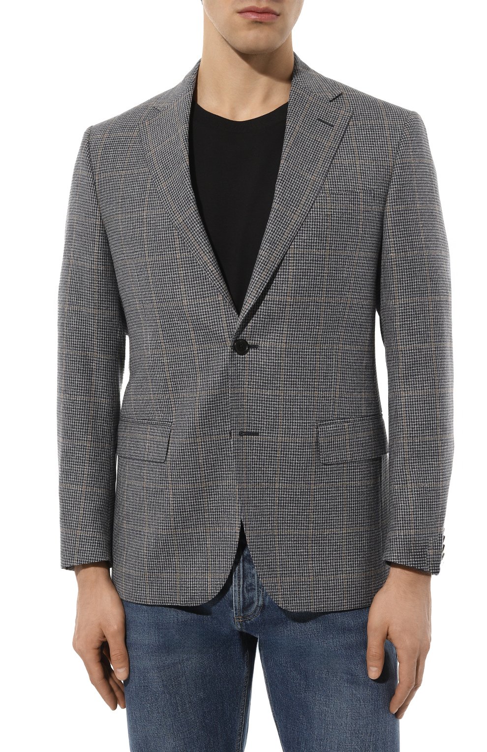 Пиджак из шелка и шерсти CORNELIANI, арт. 93X008-9316215, фото 3