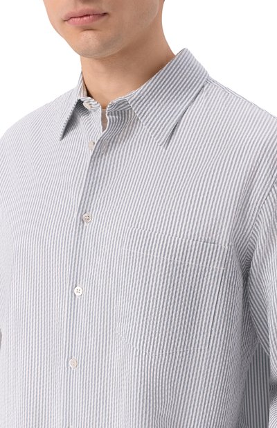Хлопковая рубашка MVST, арт. M26.2PM.B010/F134 STRIPED SEERSUCKER, фото 5