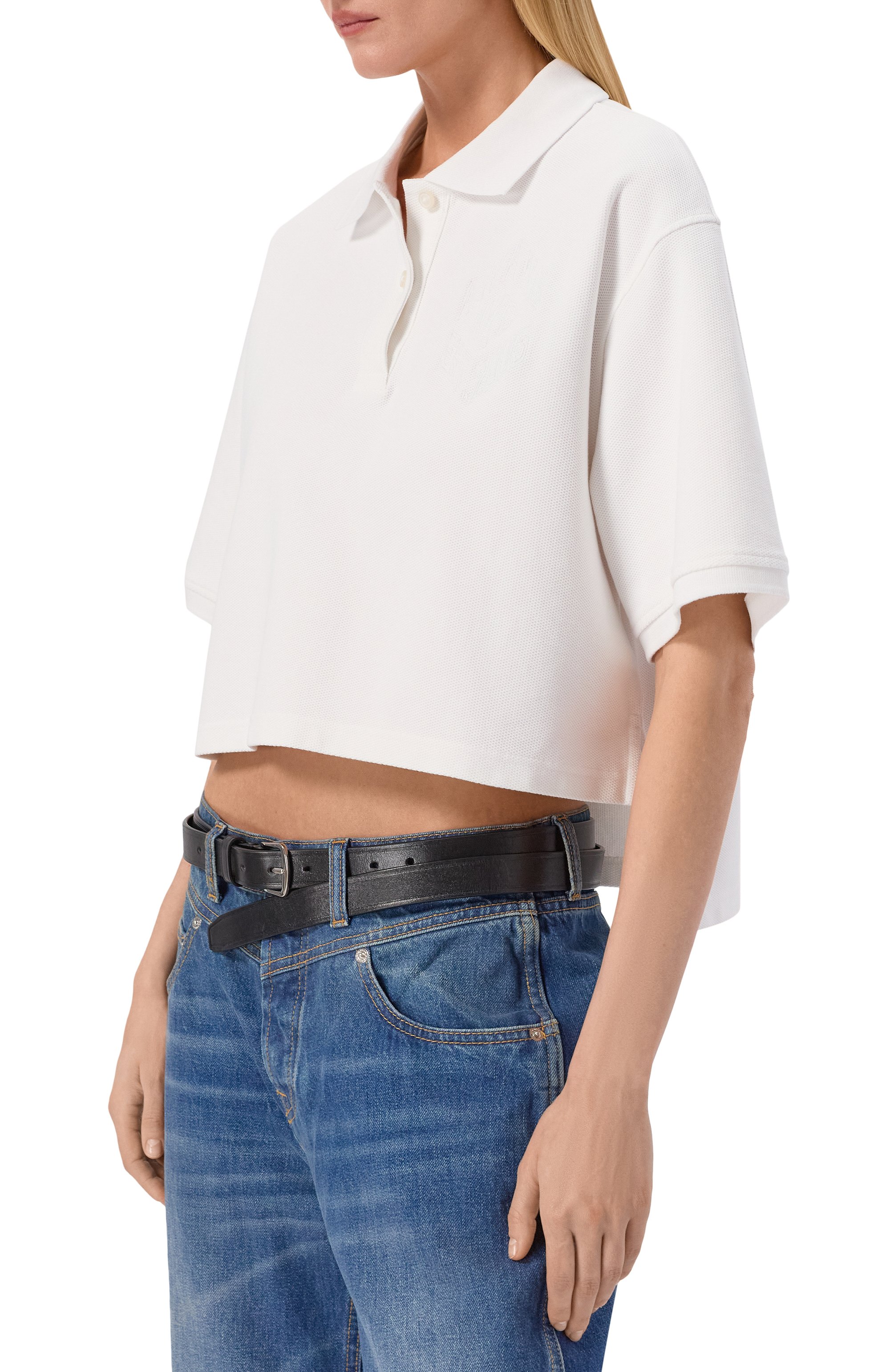 Хлопковое поло ALEXANDER WANG, арт. 1CC2261230, фото 3