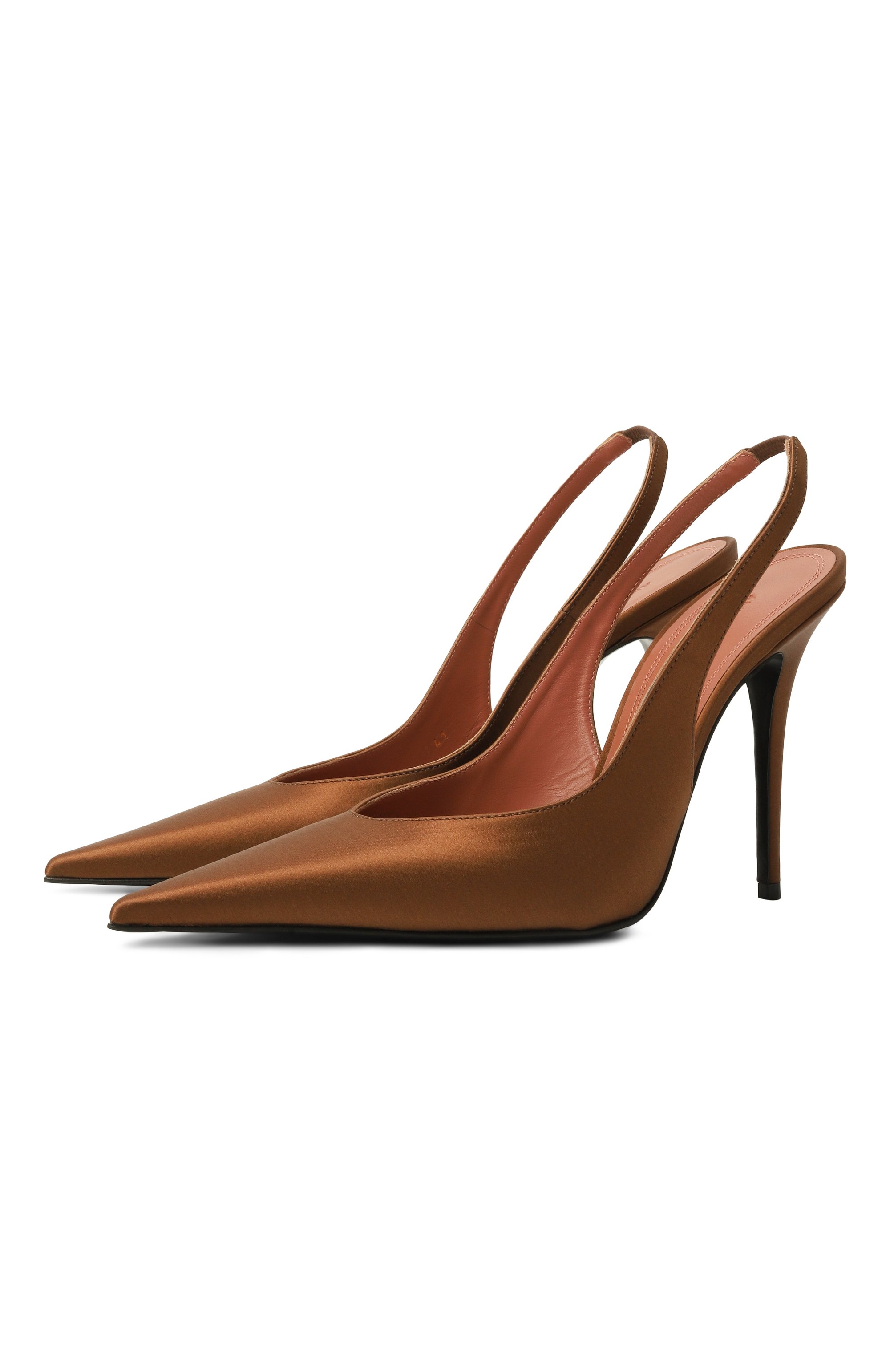 Текстильные туфли anok sling 105 AMINA MUADDI коричневого цвета по цене 99500 руб., арт. AN0K SLING 105, фото 1 Текстильные туфли anok sling 105 AMINA MUADDI, арт. AN0K SLING 105, фото 1