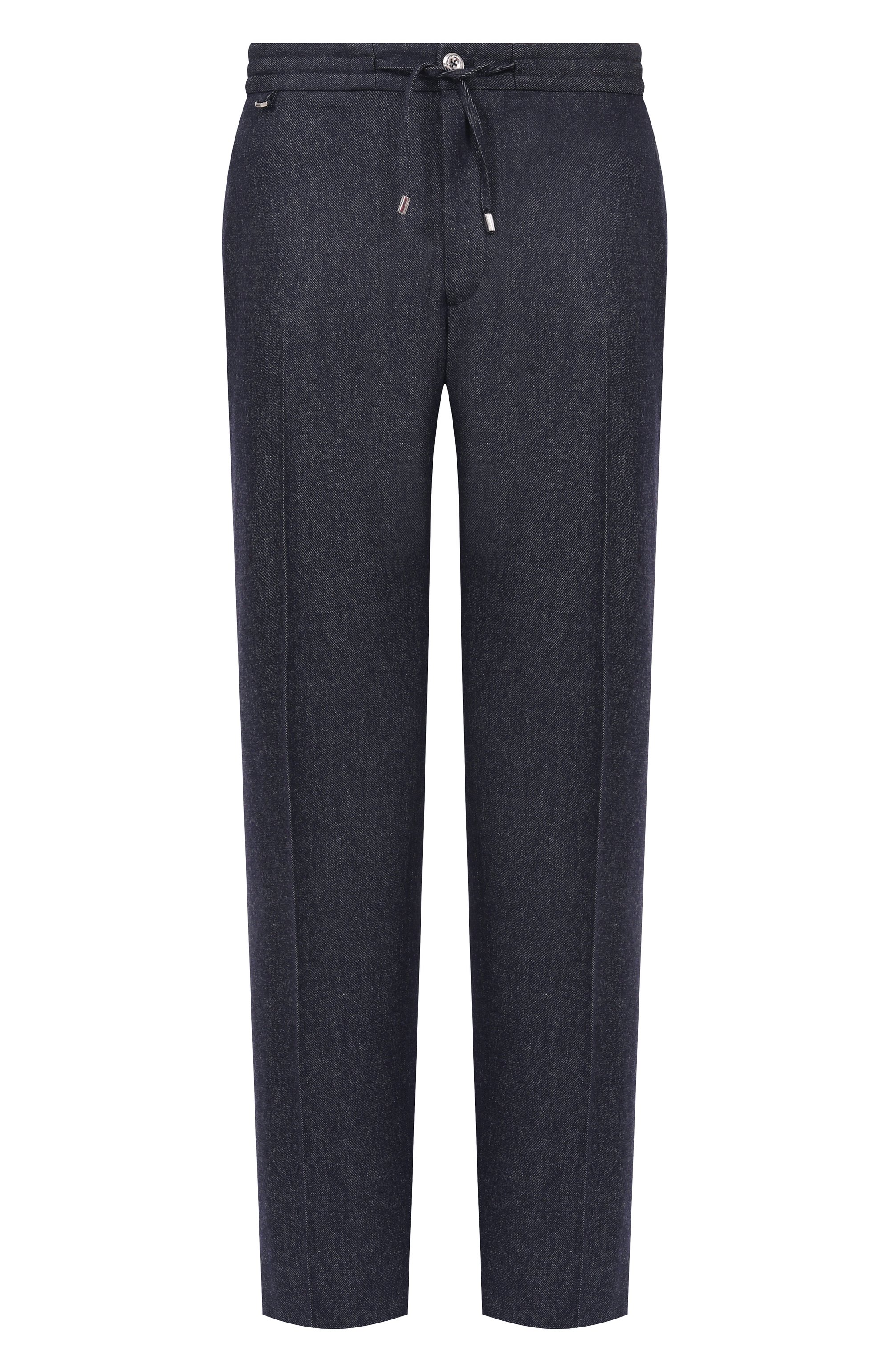 Кашемировые брюки STEFANO RICCI темно-синего цвета по цене 252500 руб., арт. M1T5300170/C0002T_001, фото 1 Кашемировые брюки STEFANO RICCI, арт. M1T5300170/C0002T_001, фото 1