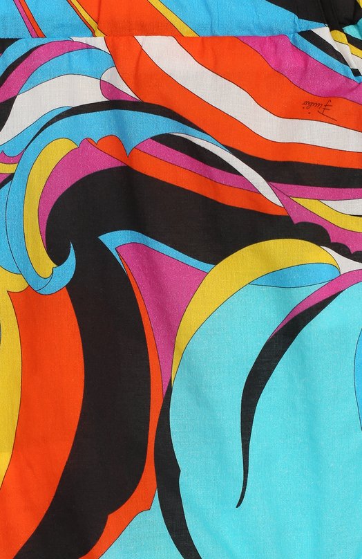 Хлопковые шорты Emilio Pucci Зелёный, фото 3