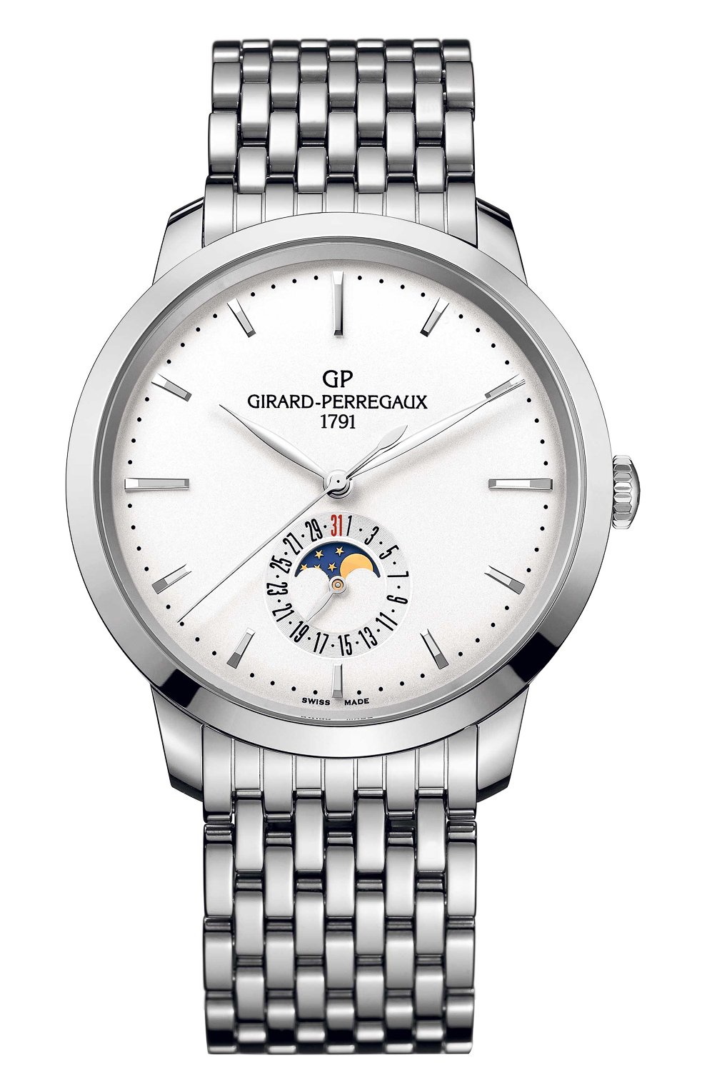 Часы steel moon phase white GIRARD-PERREGAUX, арт. 49545-11-131-BB60, фото 1