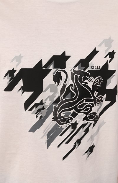 Хлопковая футболка ZILLI, арт. TSR001M0110VPP000, фото 5