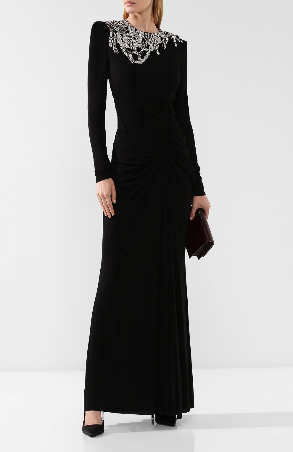 Платье-макси ALEXANDER MCQUEEN, арт. 584938/QLAAH, фото 2