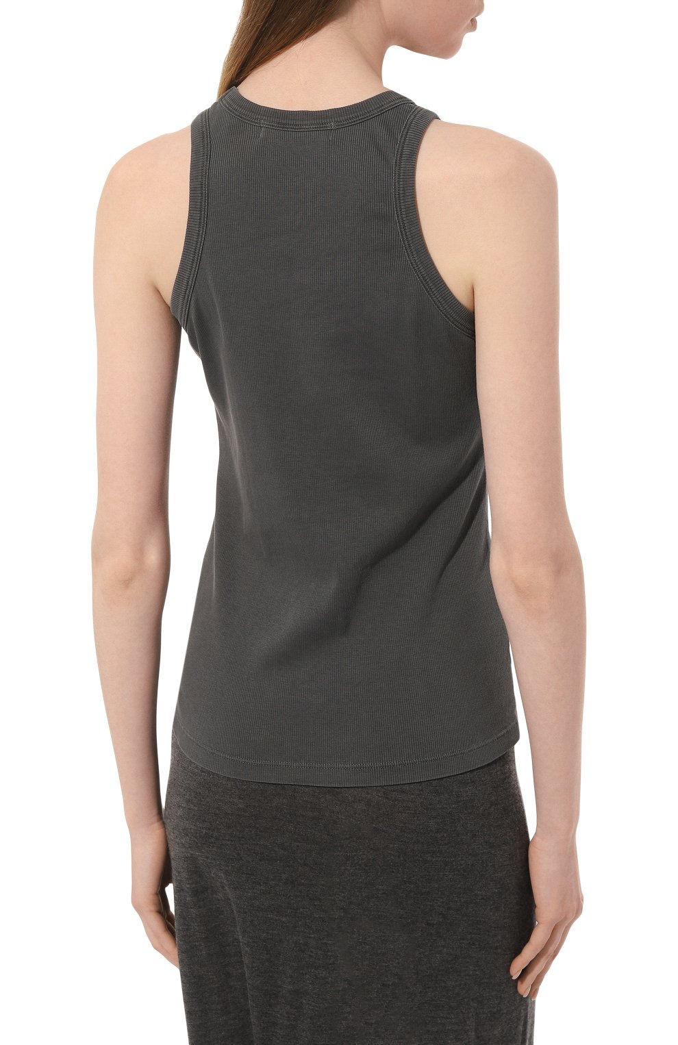 Хлопковая майка ELECTRIC AND ROSE серого цвета по цене 18500 руб., арт. LFTP68-VIN, фото 4 Хлопковая майка ELECTRIC AND ROSE, арт. LFTP68-VIN, фото 4