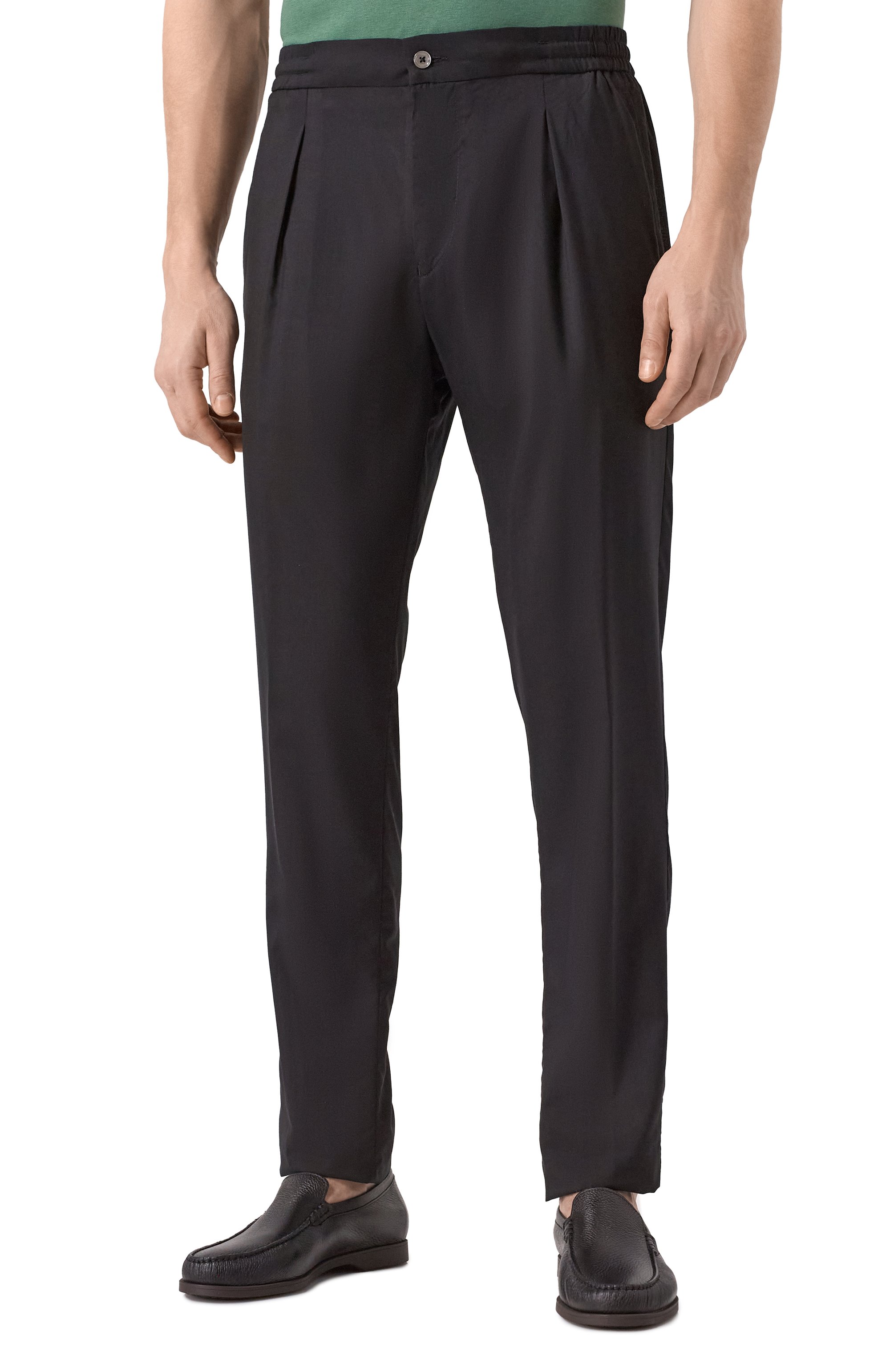 Брюки из шерсти и шелка MARCO PESCAROLO, арт. CHIAIA/5122/52, фото 3