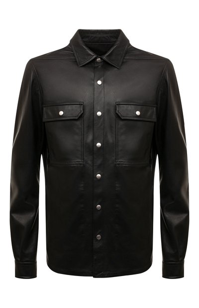 Кожаная рубашка RICK OWENS, арт. RU01B1729/LLP, фото 1