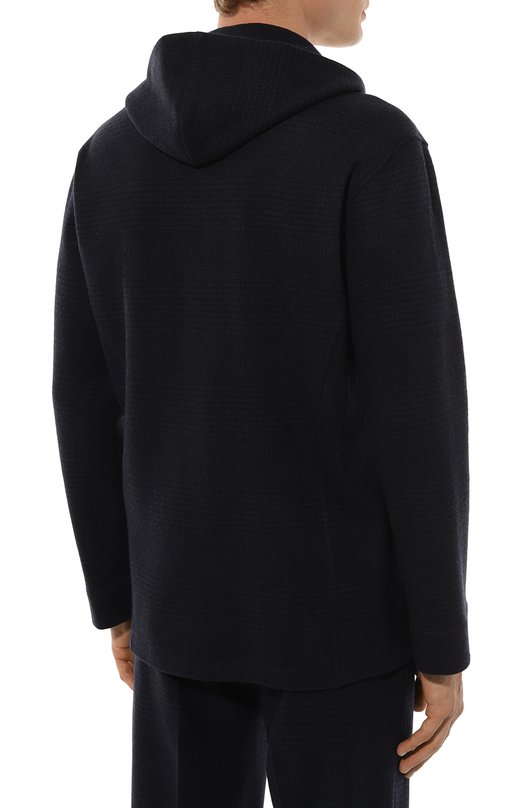 Шерстяная рубашка Kiton UMCLUCAK0133E12 Синий  UMCLUCAK0133E12 Фото 4