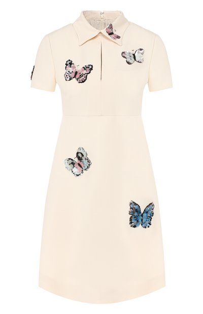Женское платье из смеси шерсти и шелка VALENTINO, арт. RB3VAL871CF