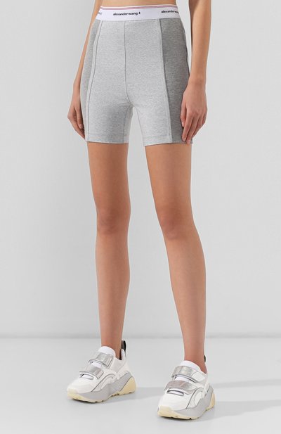 Хлопковые шорты ALEXANDERWANG.T, арт. 4CC2194024, фото 3