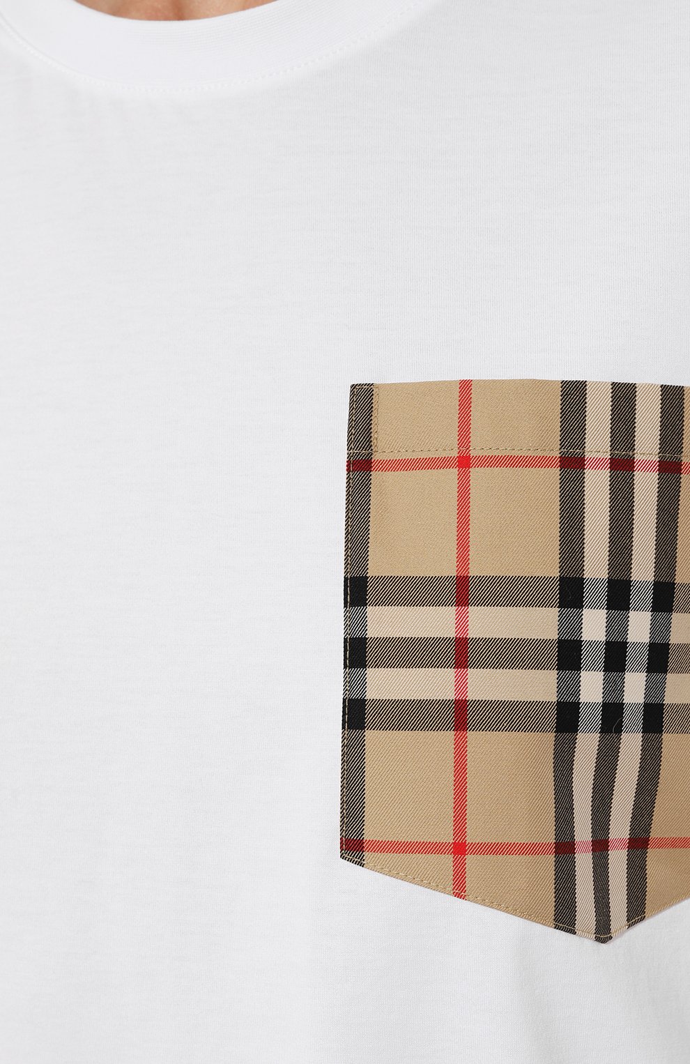 Хлопковая футболка BURBERRY, арт. 8080322, фото 5