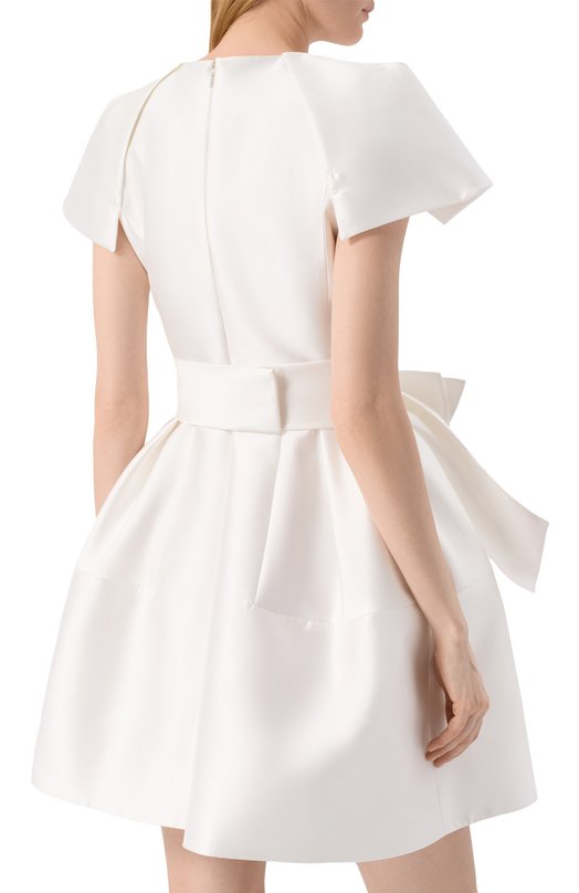 Атласное платье Dice Kayek SS25R276 Белый  SS25R276 Фото 4
