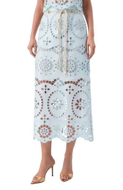 Льняная юбка ZIMMERMANN, арт. 6179SRS261, фото 3