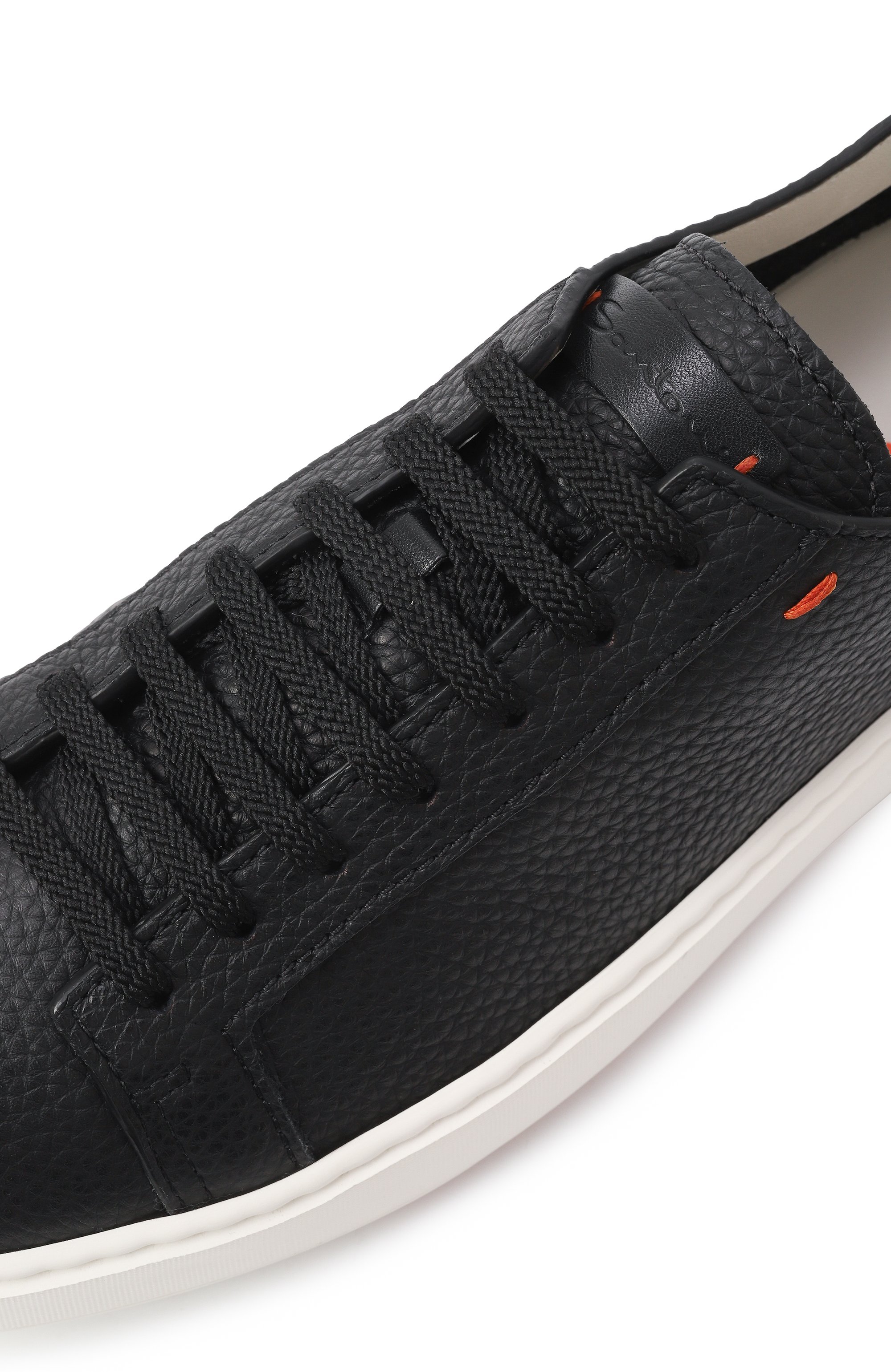 Кожаные кеды cleanic SANTONI, арт. MBCG21571BARCMMD, фото 7