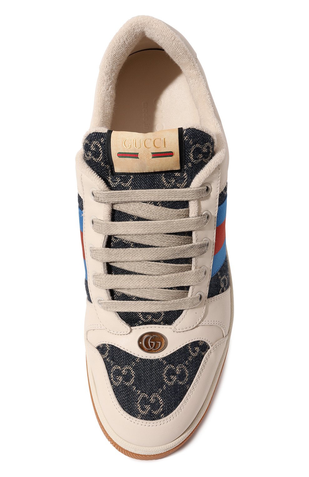 Комбинированные кеды screener GUCCI, арт. 576223 2KQ40, фото 6