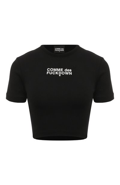 Женская хлопковая футболка COMME DES FUCKDOWN, арт. CFABW00112