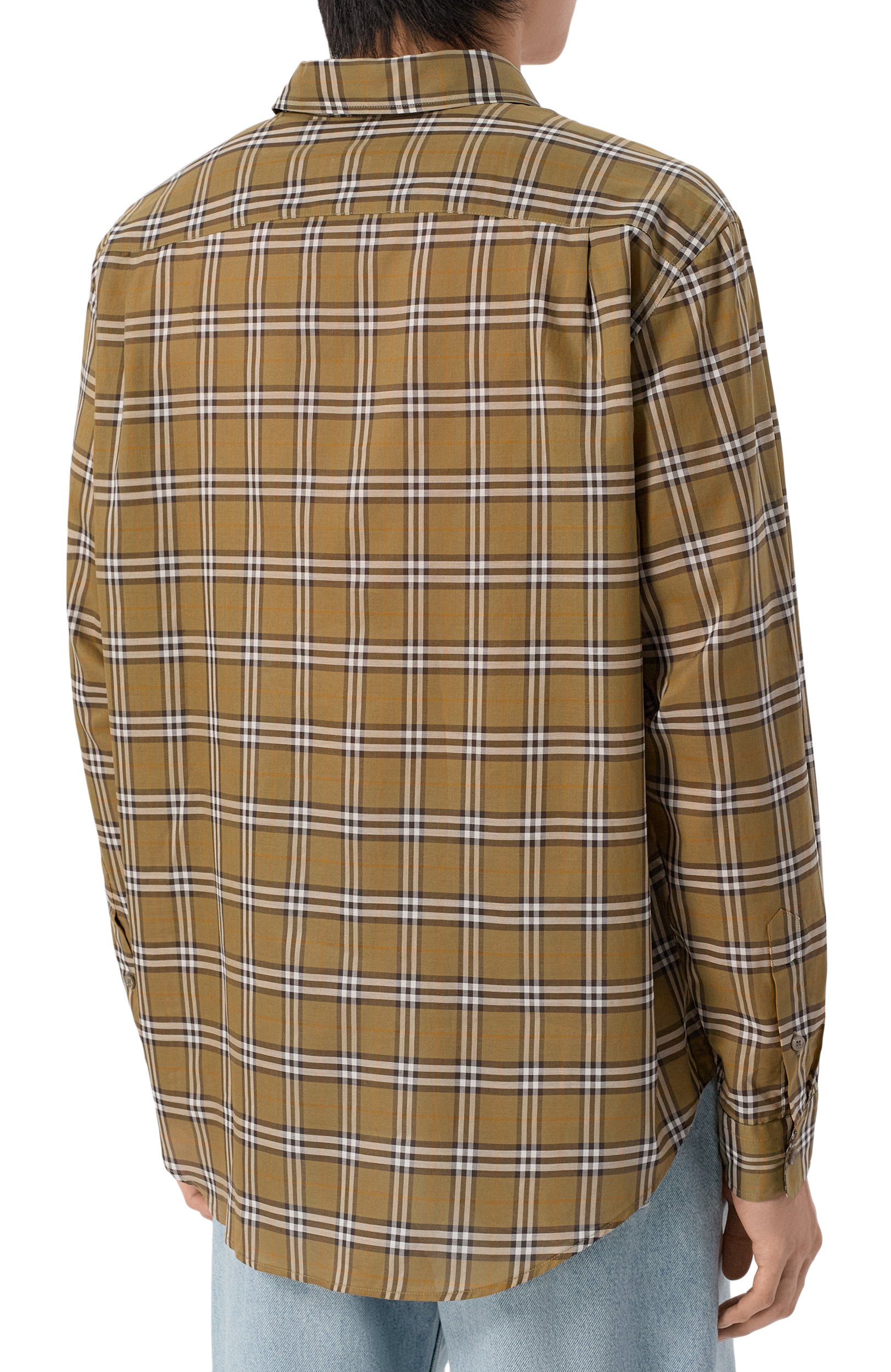 Хлопковая рубашка BURBERRY, арт. 8130239, фото 4