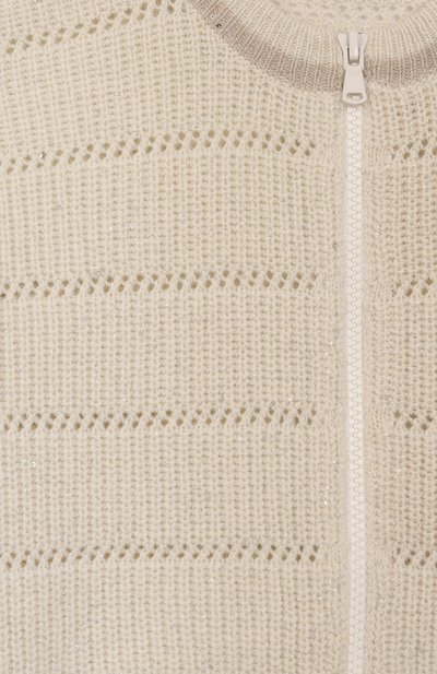 Кардиган из кашемира и шерсти BRUNELLO CUCINELLI, арт. BBMM76806A, фото 3