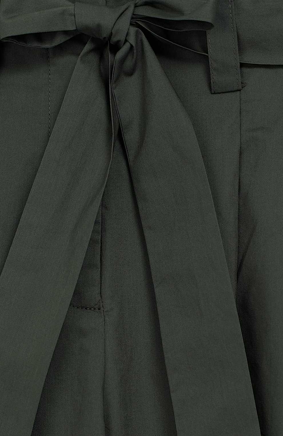 Кюлоты с поясом MONNALISA зеленого цвета по цене 10350 руб., арт. 173411, фото 3 Кюлоты с поясом MONNALISA, арт. 173411, фото 3