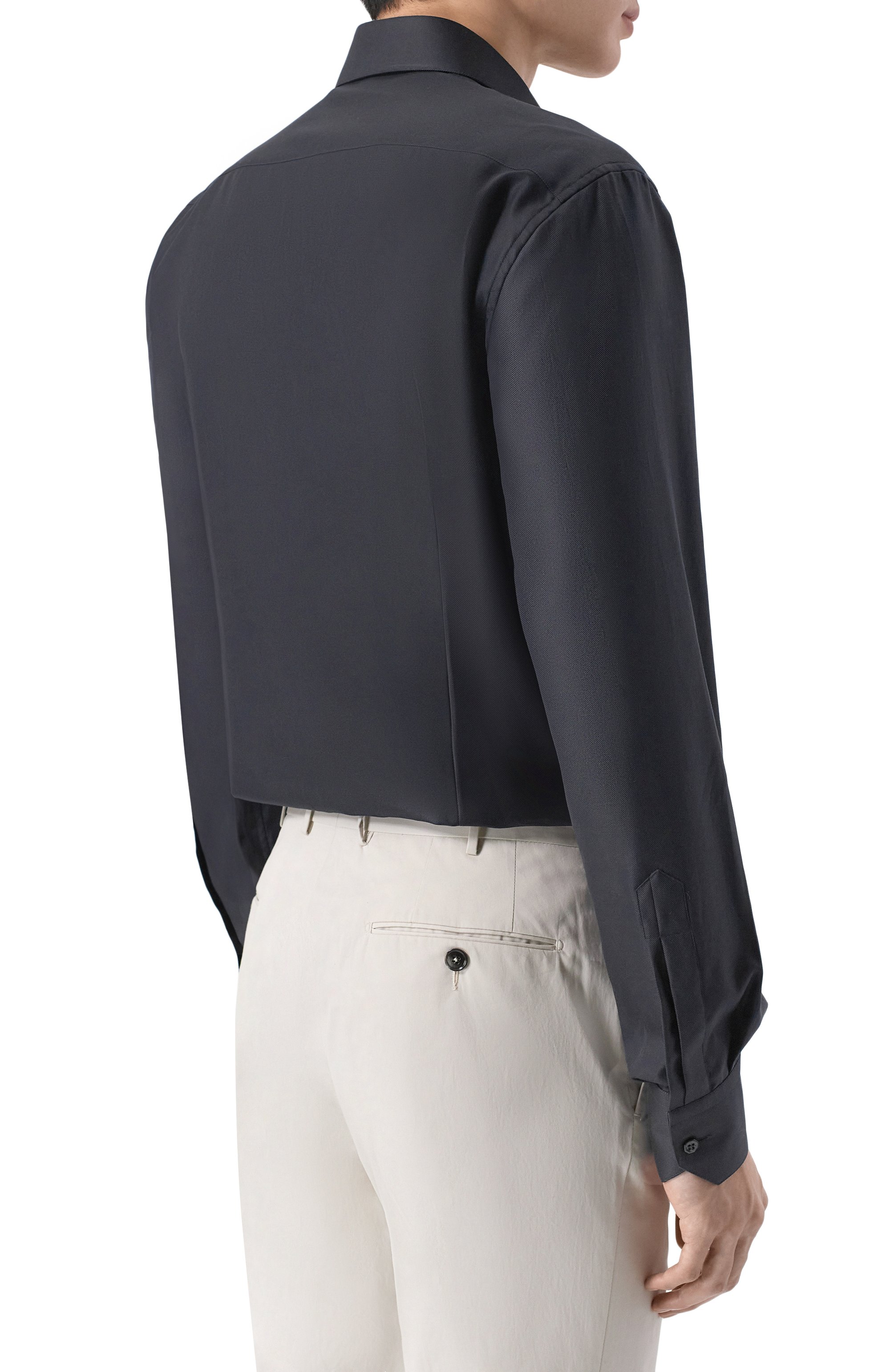 Хлопковая сорочка STEFANO RICCI, арт. MC007132/BN3138, фото 4