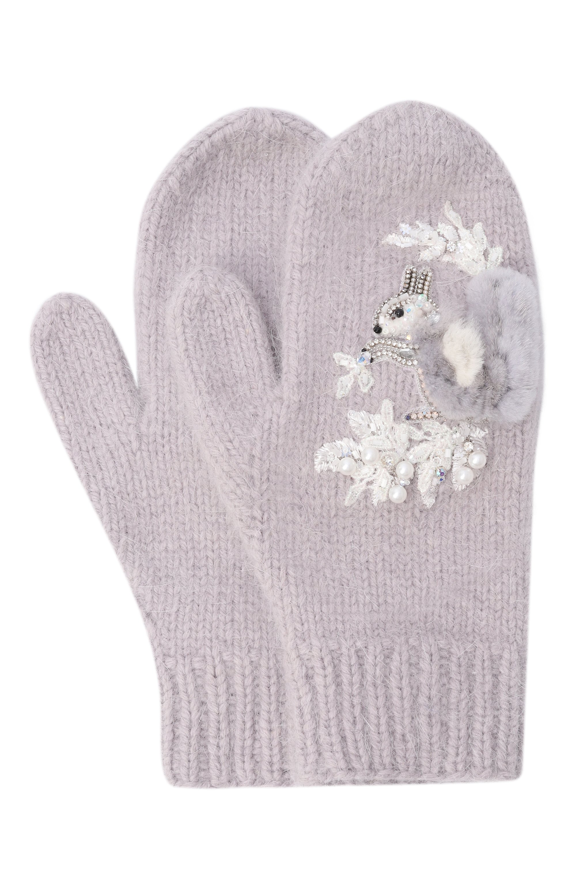 Шерстяные варежки CAROLON, арт. Р-23-ВР-02, фото 1