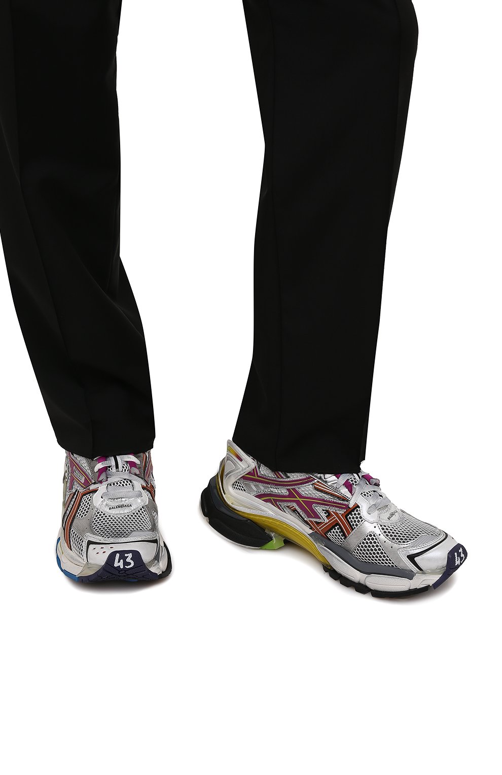 Комбинированные кроссовки runner BALENCIAGA, арт. 677403/W3RB6, фото 3