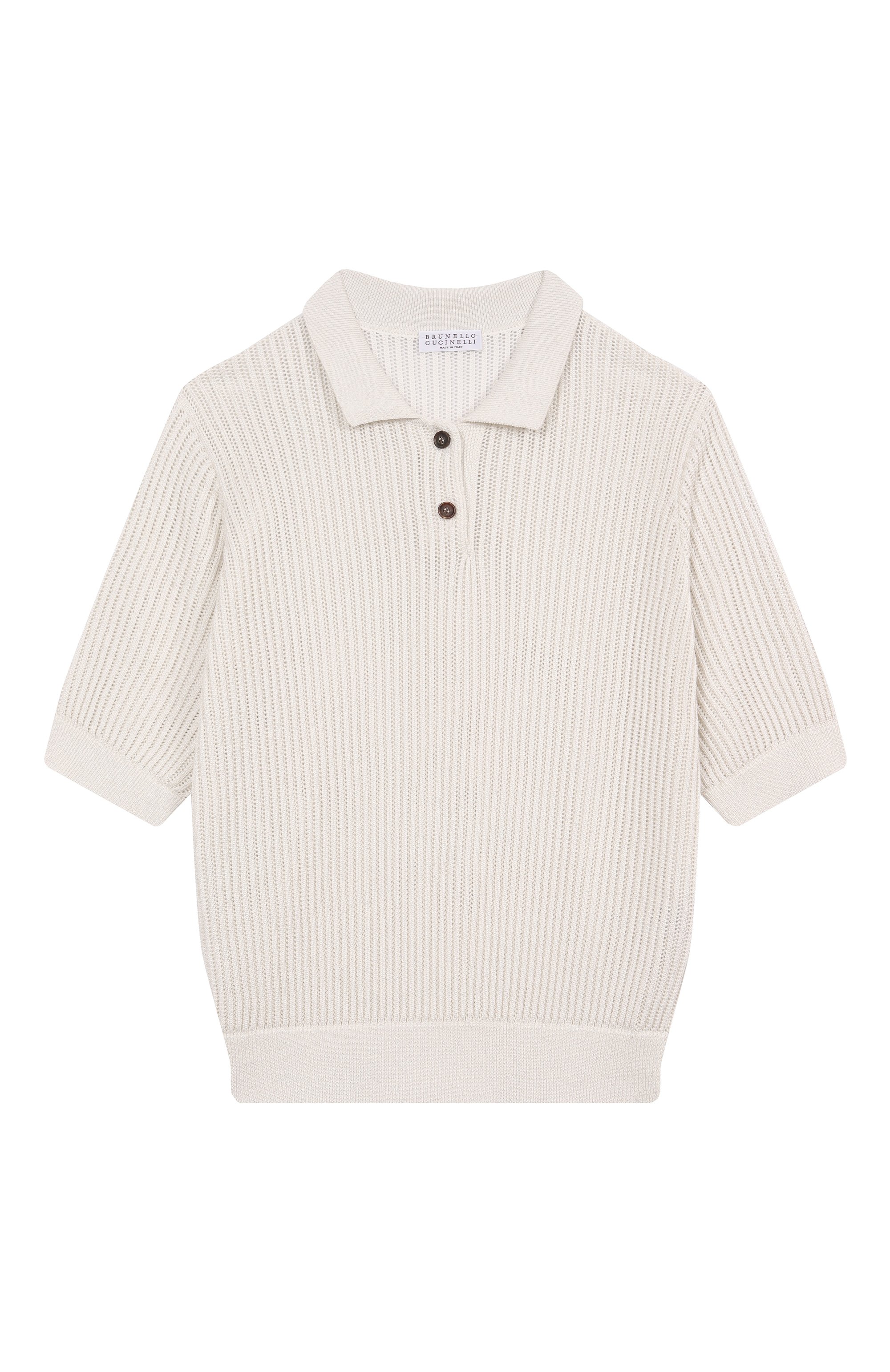 Хлопковое поло BRUNELLO CUCINELLI, арт. BSTM20005C, фото 1