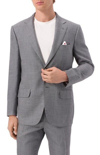 Костюм из кашемира и шелка KITON, арт. UA81K0600E15, фото 4