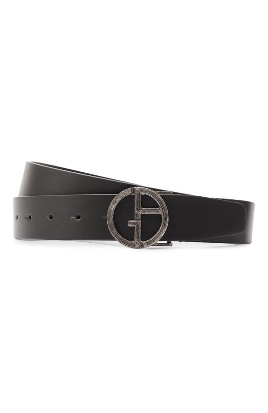 Кожаный ремень Giorgio Armani GM001562/AF16295 Чёрный GM001562/AF16295