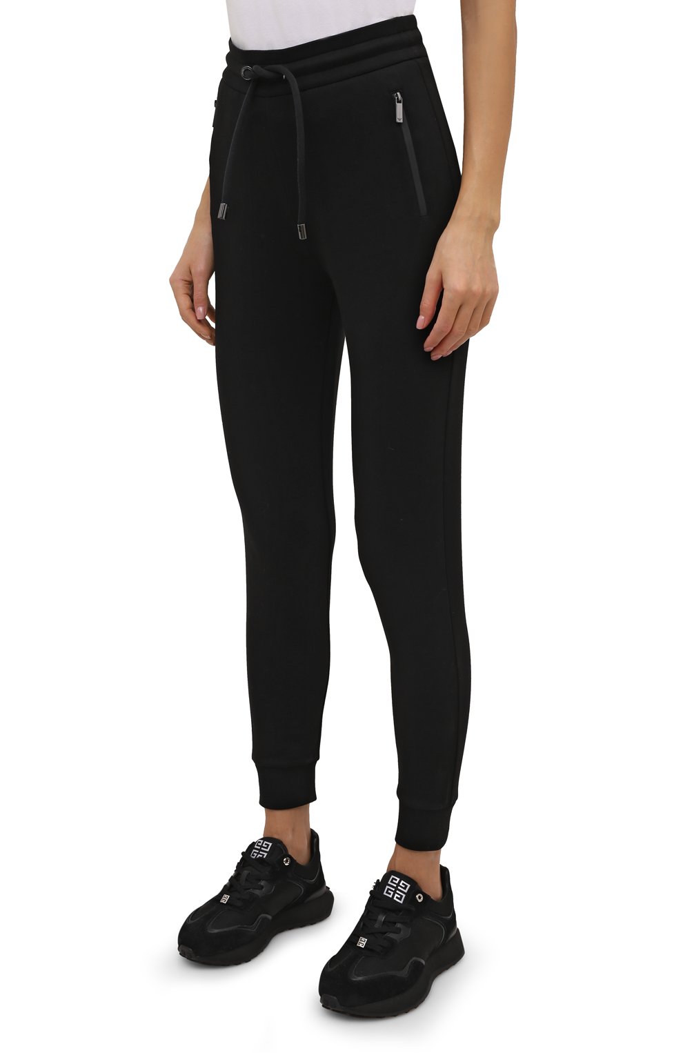 Хлопковые джоггеры EMPORIO ARMANI черного цвета по цене 23150 руб., арт. 6K2P6E/1JHSZ, фото 3 Хлопковые джоггеры EMPORIO ARMANI, арт. 6K2P6E/1JHSZ, фото 3