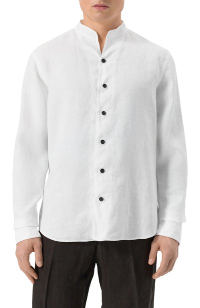 Льняная рубашка HANNES ROETHER, арт. T029PAS.608, фото 3