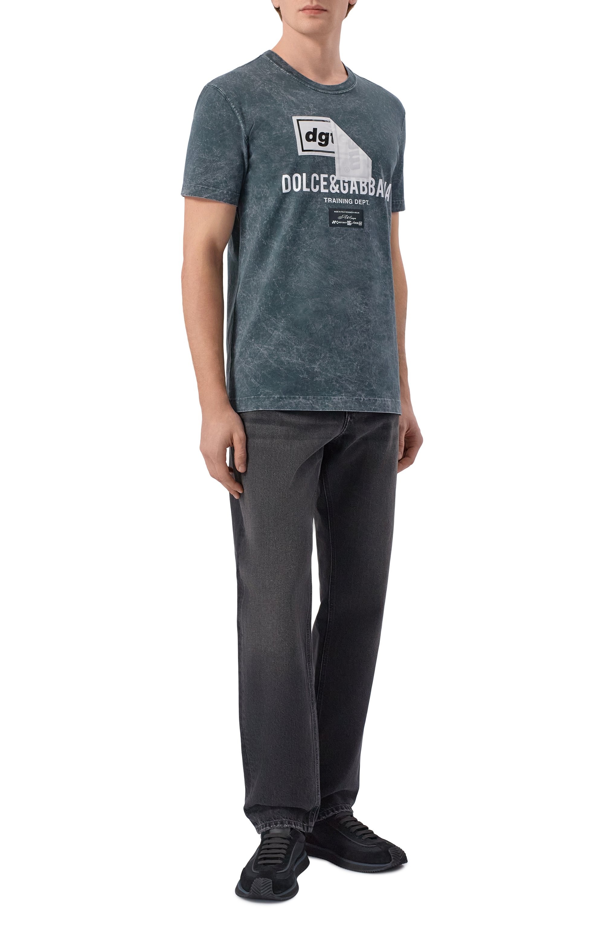 Хлопковая футболка DOLCE & GABBANA, арт. G8RN8T/G7P0I, фото 2