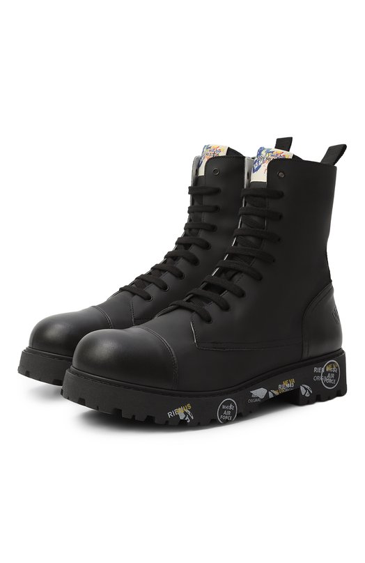 

Кожаные ботинки Urban Premiata will be, Чёрный