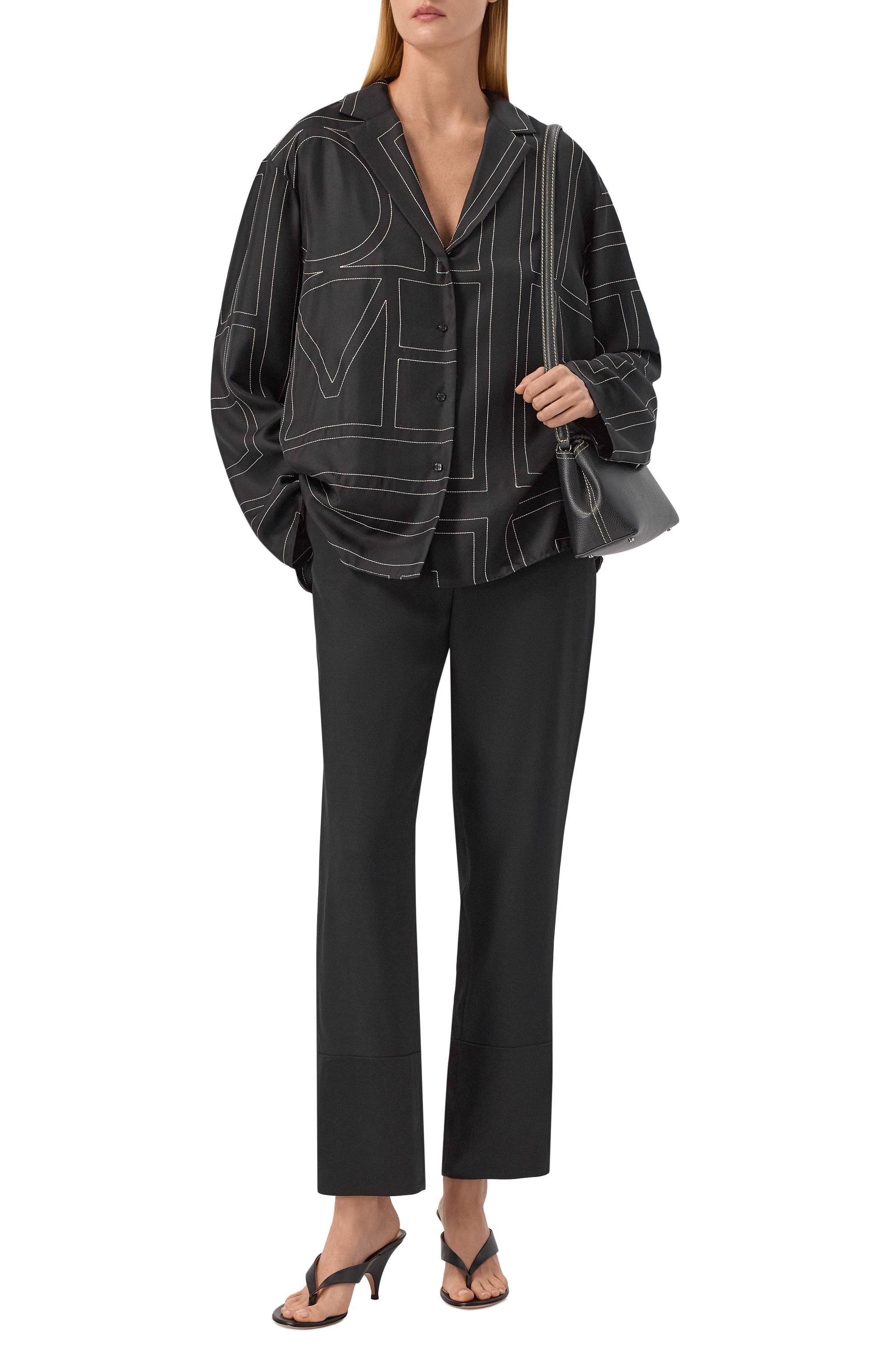 Шелковая рубашка TOTEME, арт. 213-755-707, фото 2