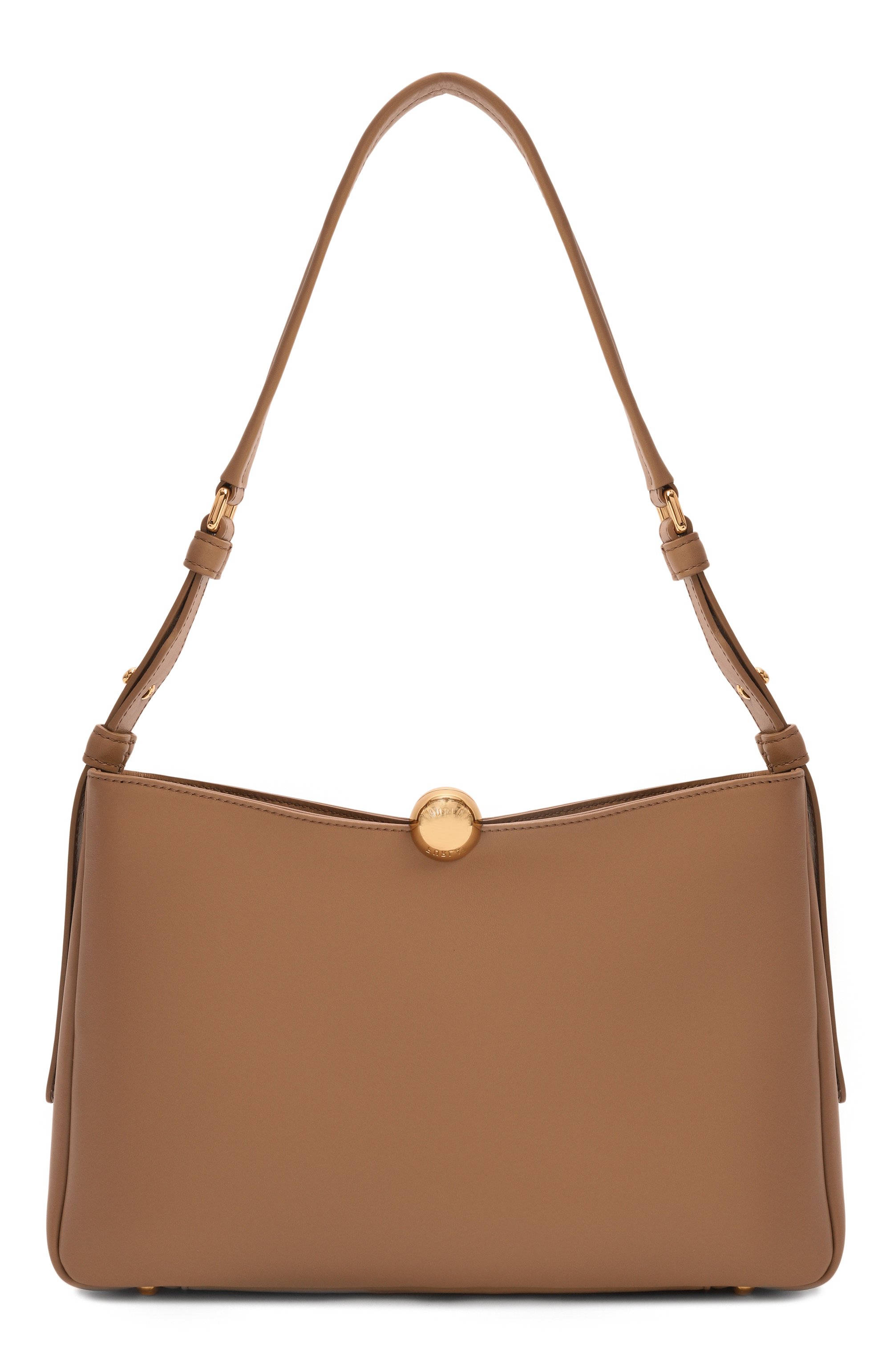 Сумка furla sfera soft medium FURLA темно-бежевого цвета по цене 42500 руб., арт. WB01403/BX3168, фото 1 Сумка furla sfera soft medium FURLA, арт. WB01403/BX3168, фото 1