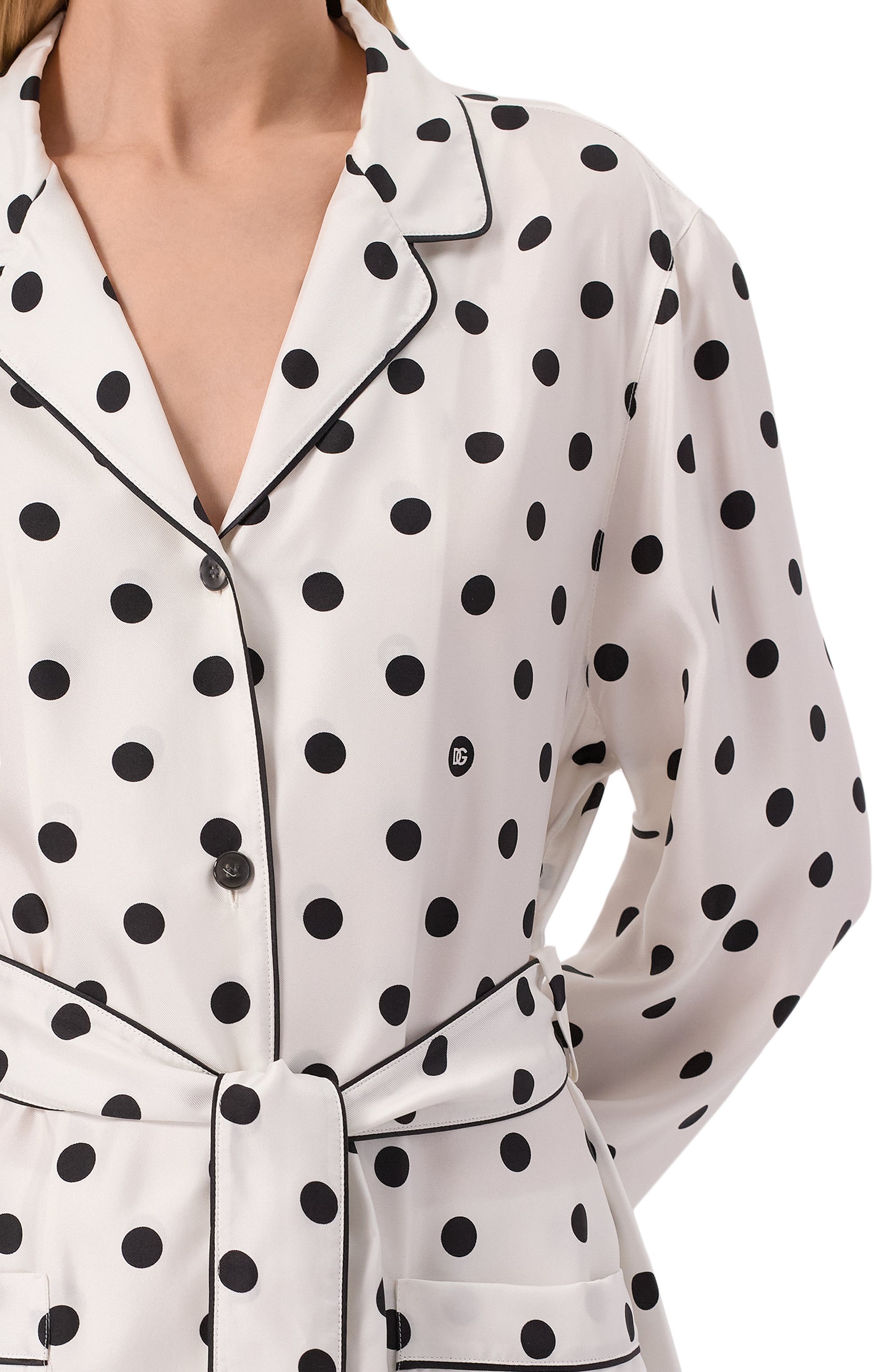 Шелковая блузка DOLCE & GABBANA, арт. F5I89T/IS1VI, фото 5