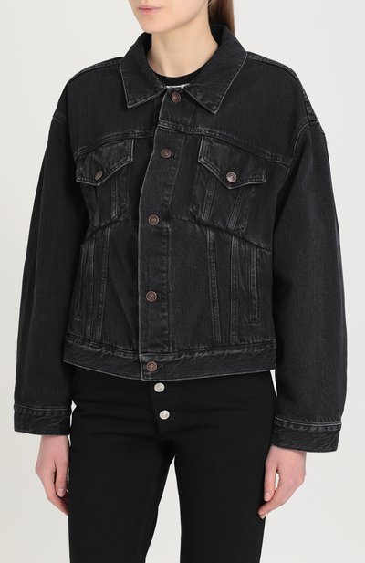 Джинсовая куртка свободного кроя с потертостями BALENCIAGA, арт. 482125/TUE14, фото 3