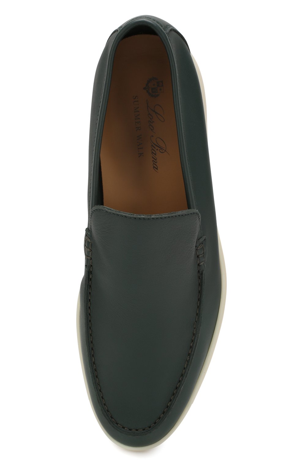 Кожаные лоферы summer walk LORO PIANA, арт. FAI1528, фото 5