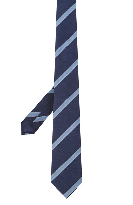 Шелковый галстук Zilli CRAV02M0600VER000 Синий  CRAV02M0600VER000 Фото 3